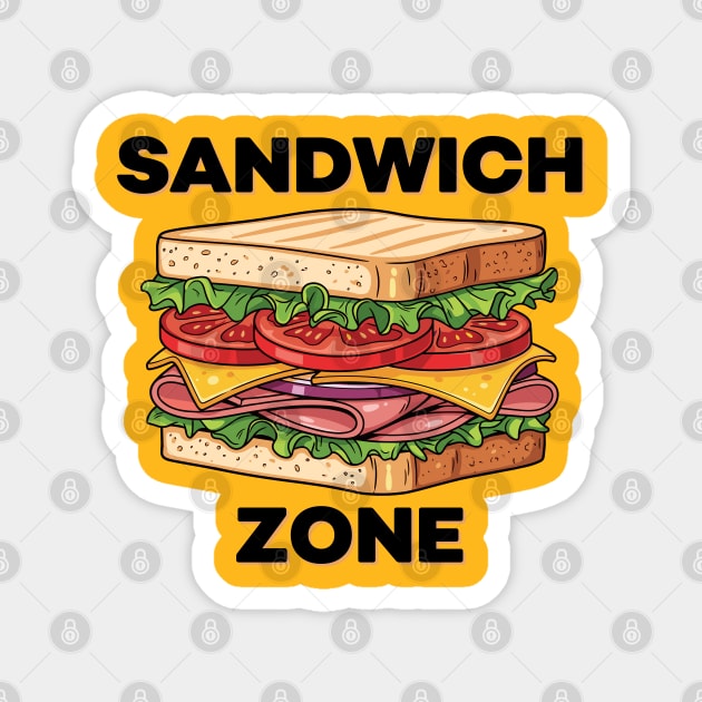 Sandwich Zone Magnet by enrynz