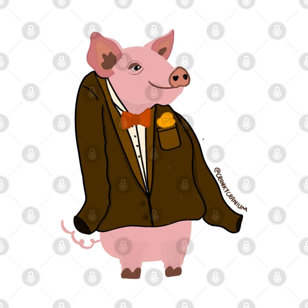 Gentleman Piggy by crankycranium