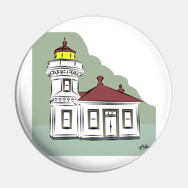 Mukilteo Lighthouse Pin by KirtTisdale