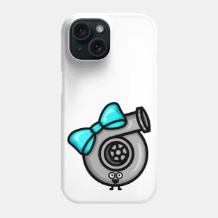 Cutest Turbo - Blue Bow Phone Case