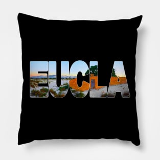 EUCLA - Telegraph Station Ruins Western Australia Sunset Pillow