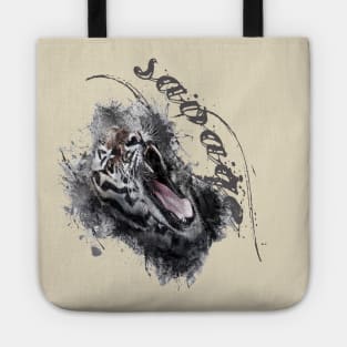 Savage tiger my best big cat Tote