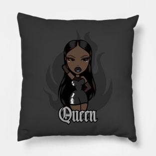 Queen Doll girl Black-Out v3.0 Pillow