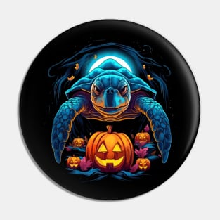 Sea Turtle Halloween Pin