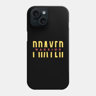 Prayer Warrior | Christian Typography Phone Case