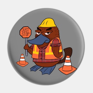 Over It Platypus Pin