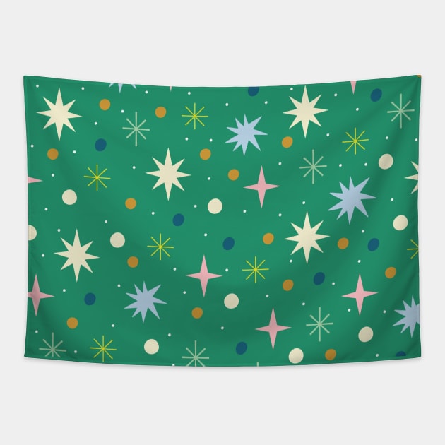 Starry Pattern Tapestry by Salty Siren Studios