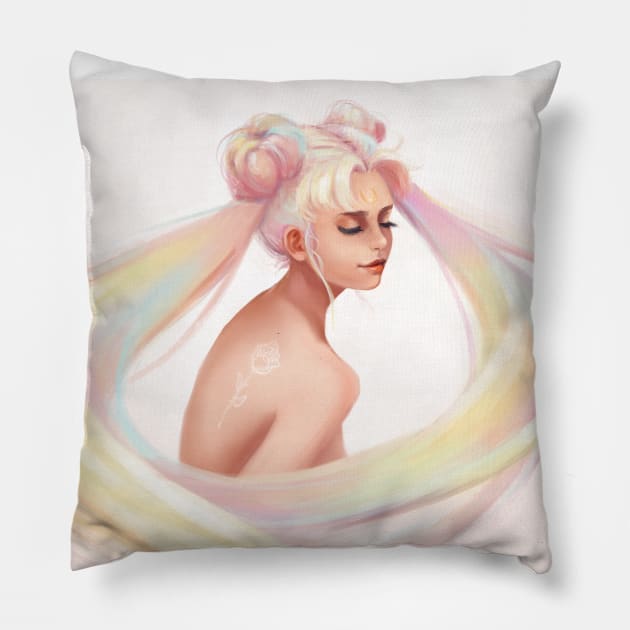 Sailor Moon - Usagi Tsukino Pillow by Brit K. Caley