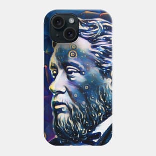 Charles Spurgeon Dark Night Portrait | Charles Spurgeon Artwork 6 Phone Case