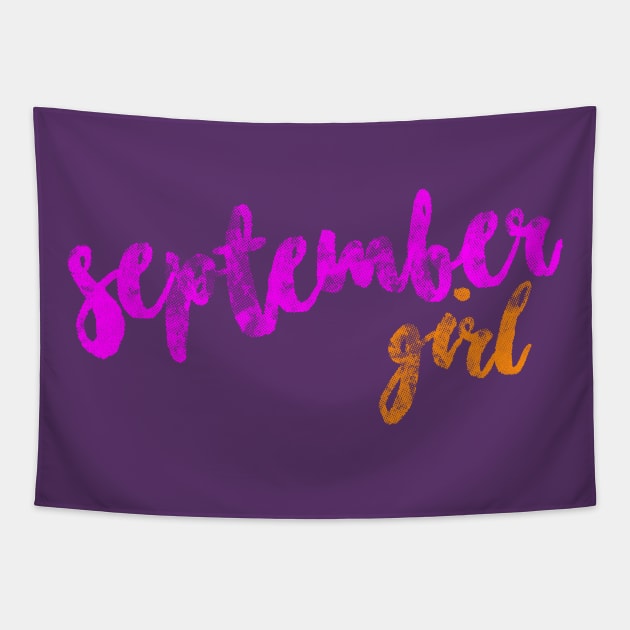 September Girl Tapestry by umarhahn