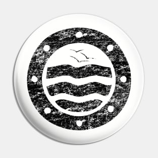 Distressed Seascape Pin