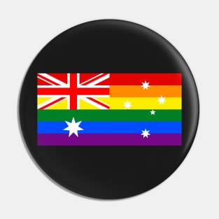 Australia LGBTQ Pride Flag, v1 Pin