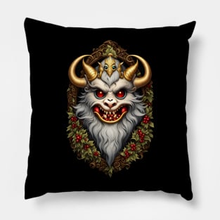 Krampus Christmas Pillow