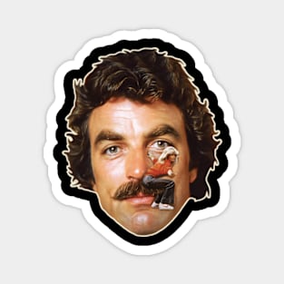 Tom Selleck Mustache Ride Magnet