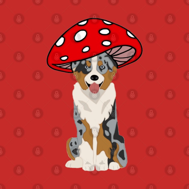 Australian shepherd Mushie by MushieCreatures