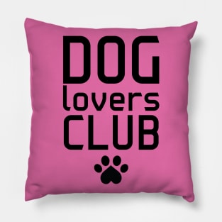 dog lovers club 1 Pillow