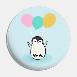 Flying Penguin Pin