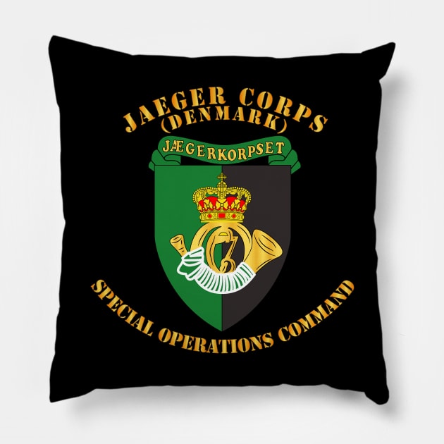 Denmark - Jaeger Corps - Special Opns Command Pillow by twix123844