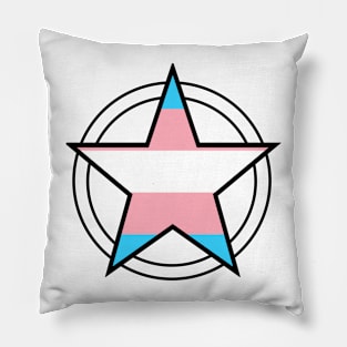 Trans Pride Pentacle Pillow