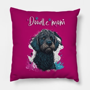 Doodle Dog Owner: Doodle mom! Pillow