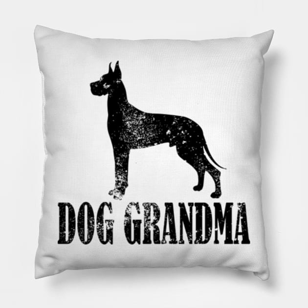 Great Danes Dog Grandma Pillow by AstridLdenOs