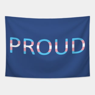 Proud Transgender Flag Tapestry