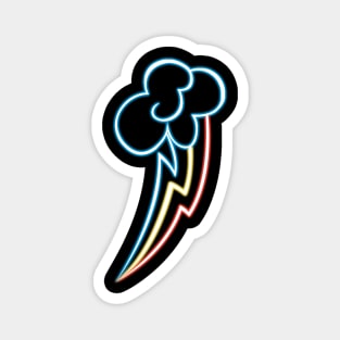 Neon Cuite Mark - Rainbow Dash Magnet