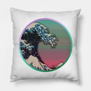 The Great Vapor Wave Pillow