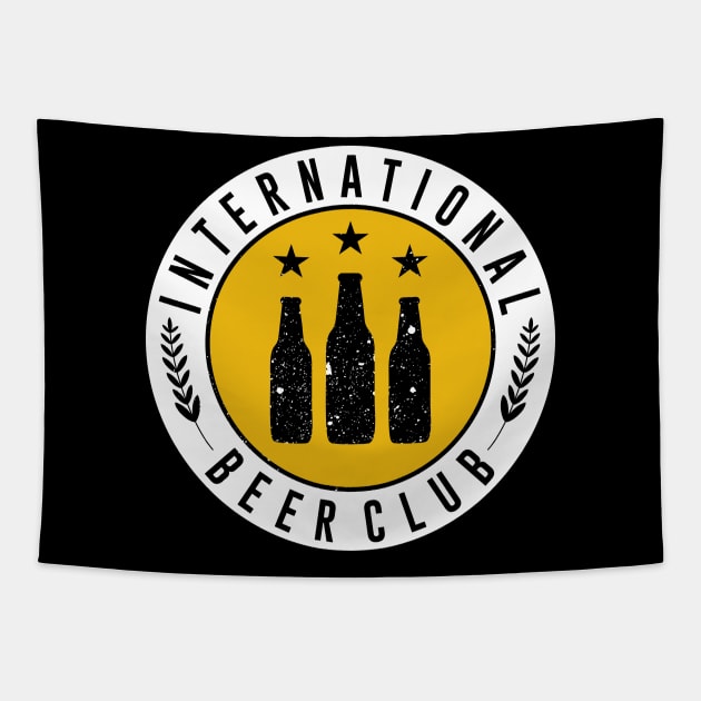 International Beer Club Tapestry by MZeeDesigns