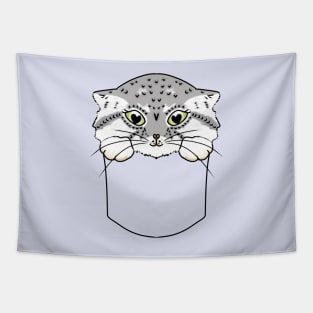 Manul Cat in the Pocket Tapestry