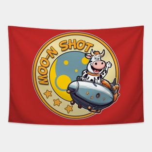 Moo-n Shot Tapestry