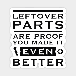 Leftover Parts Magnet