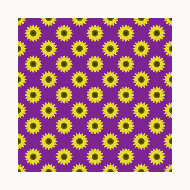 Sunflowers Neck Gator Purple Sunflower by DANPUBLIC