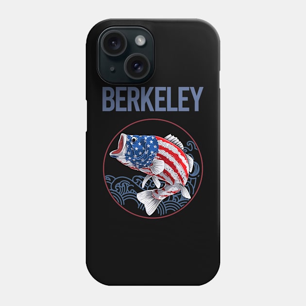 USA Flag Fish Berkeley Phone Case by rosenbaumquinton52