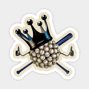 Baseball King Magnet