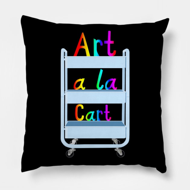 Rainbow Art A La Cart Teacher Pillow by Art by Deborah Camp