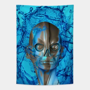 Alien Robot in Water Tapestry