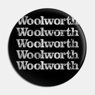 woolworth distressed vintage retro defunct store Pin