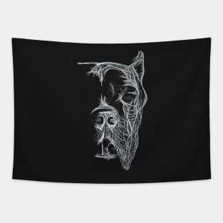 Cane Corso Acrylic Painting Tapestry