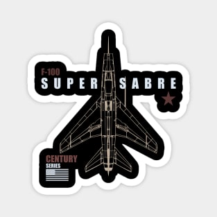 F-100 Super Sabre Magnet