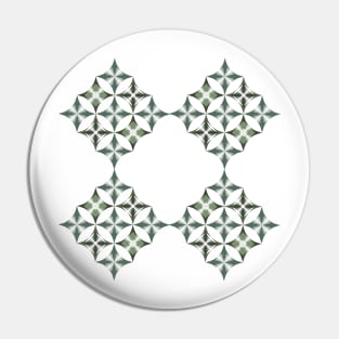 ornamental diamond Pin