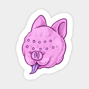 Weird pig Magnet