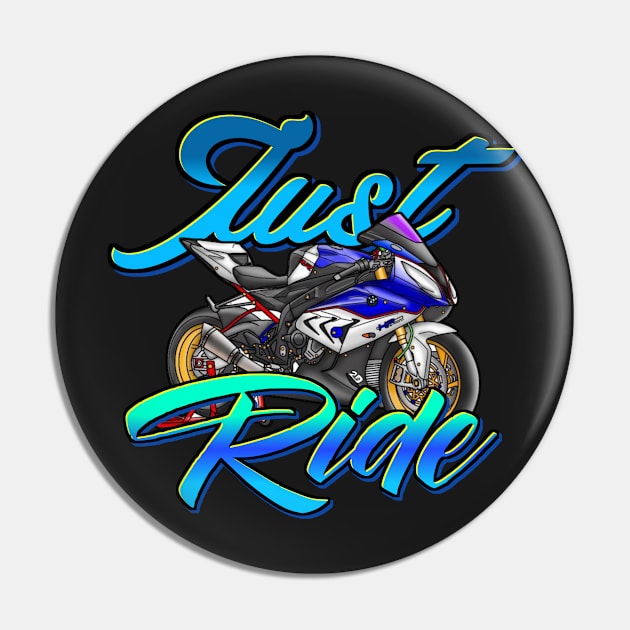 Just Ride Pin by VM04