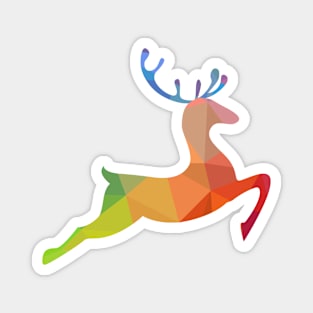 running deer abstract design Magnet