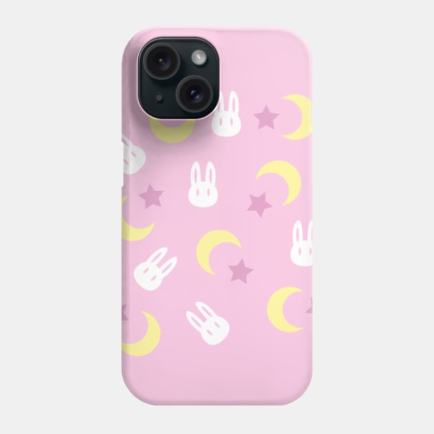 The Rabbit of the Moon Phone Case by Maggieful Designs