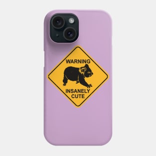 Cute Koala Bear Road Sign - Warning! Insanely Cute Phone Case