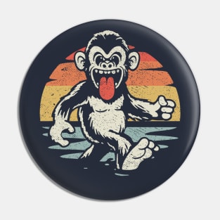 Bigfoot Beach Sunset Pin