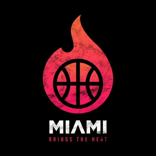 Modern Flaming Miami Heat 2021 Logo Redesign by BooTeeQue