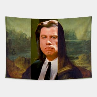 John Travolta Mona Lisa 2 Tapestry