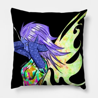 magical girl in fairy tale fable art Pillow